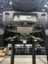 Milltek Cat Back Valved Exhaust Sys For 2021- 2026 Land Rover Defender 5.0 110