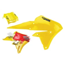 For Yamaha WR250F 15-17 Cycra Powerflow Intake Radiator Shrouds w Intake Screen