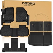 OEDRO Floor Mats Cargo Liner with Backrest Mat for Chevy Traverse 2024-2026...