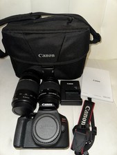 Canon EOS Rebel T7 DSLR Video Two-Lens Kit EF-S 18-55mm EF75-300mm
