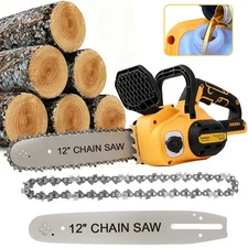 For DEWALT 20V MAX Battery Brushless 12-Inch Compact Cordless Chainsaw w/1 Chain
