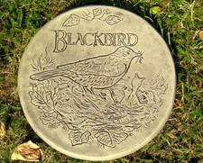 Garden Stepping Stones Blackbird