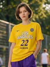 Nike Yellow Los Angeles Sparks #22 Tee