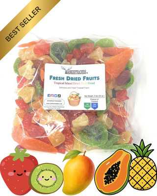 Dried Tropical Fruit Salad(2 lbs ) ~ YANKEETRADERS  ~ FREE SHIPPING NEW