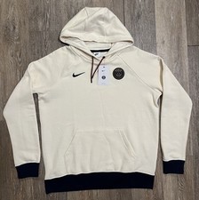 Nike Paris Saint-Germain PSG Club Fleece Soccer Hoodie / DV4963-113 / Large