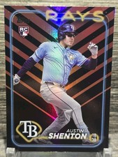 Austin Shenton 2024 Topps Update RC Rookie Holiday Foil #US275 Rays Near Mint+
