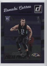 2016 Donruss Rookies Press Proof Black 9/10 Kamalei Correa #323 0f6