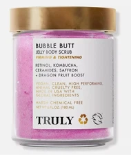 *1 Jar* Truly Beauty Bubble Butt Jelly Body Scrub Firming & Tightening 6 fl oz