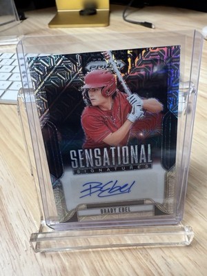 2025 Panini Prizm Brady Ebel Mojo Auto /25 Milwaukee Brewers 