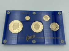 1983 USA 1.9 oz. GOLD STANDARD CORPORATION PROTOTYPE GOLD PROOF SET CONRAD BRAUN 4102.63 per troy oz