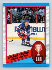 #321 Brian Leetch 1989-90 O-Pee-Chee New York Rangers