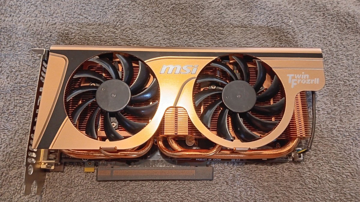 Frozr Iii Msi 560 Ti Twin Frozr RARE MSI GTX 560 Ti 1GB Gold