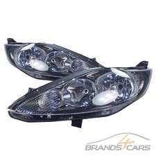 ATEC 2x SCHEINWERFER H7/H1 SCHWARZ MIT STELLMOTOR FÜR FORD FIESTA 6 BJ 08-13