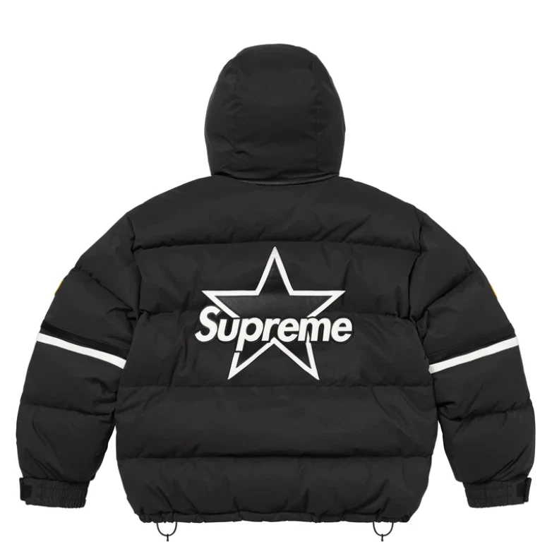 Supreme Vanson Leathers Cordura Down Jacket in Black - Size XL image 2