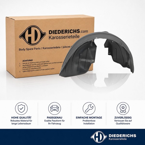Verkleidung Radhaus Vorne Links Diederichs 2236009 FÜR Seat Skoda VW-image