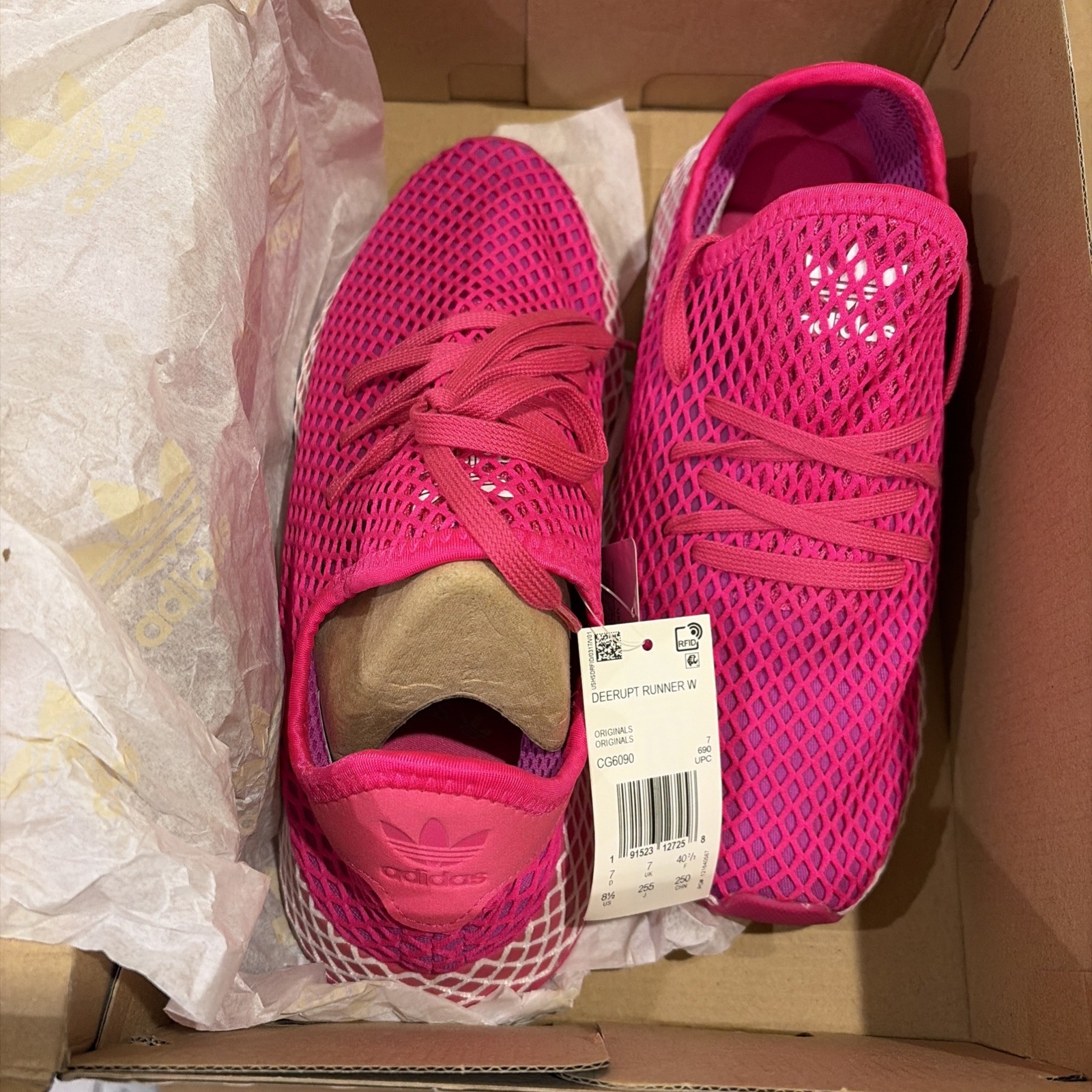 🩷NIB Adidas originals Deerupt Runner Rose Pink CG6090 Siz