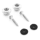 Tiger Ukulele Strap Button, Metal End Pin for Soprano, Concert, Tenor, Bass x2