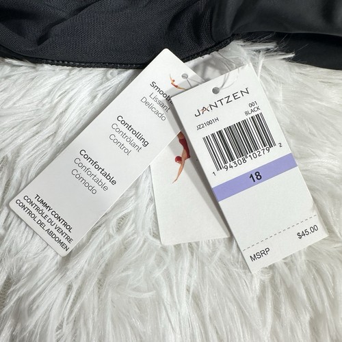 Jantzen Bademode Hipster Bikinihose Damen Gr. 18 schwarz Bauchkontrolle UPF 50 - Bild 9 von 11