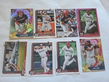 Topps 2025 Washington Nationals 22 Card Lot