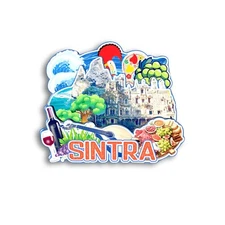Sintra PORTUGAL Refrigerator magnet 3D travel souvenirs wood craft gifts