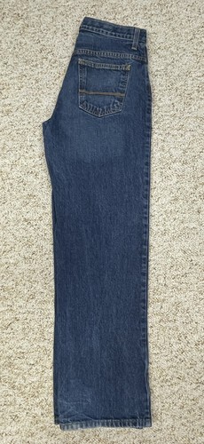 Arizona Boys Jeans Size 18 Relaxed Straight Leg adjustable waist Blue (29x30) - Picture 2 of 20