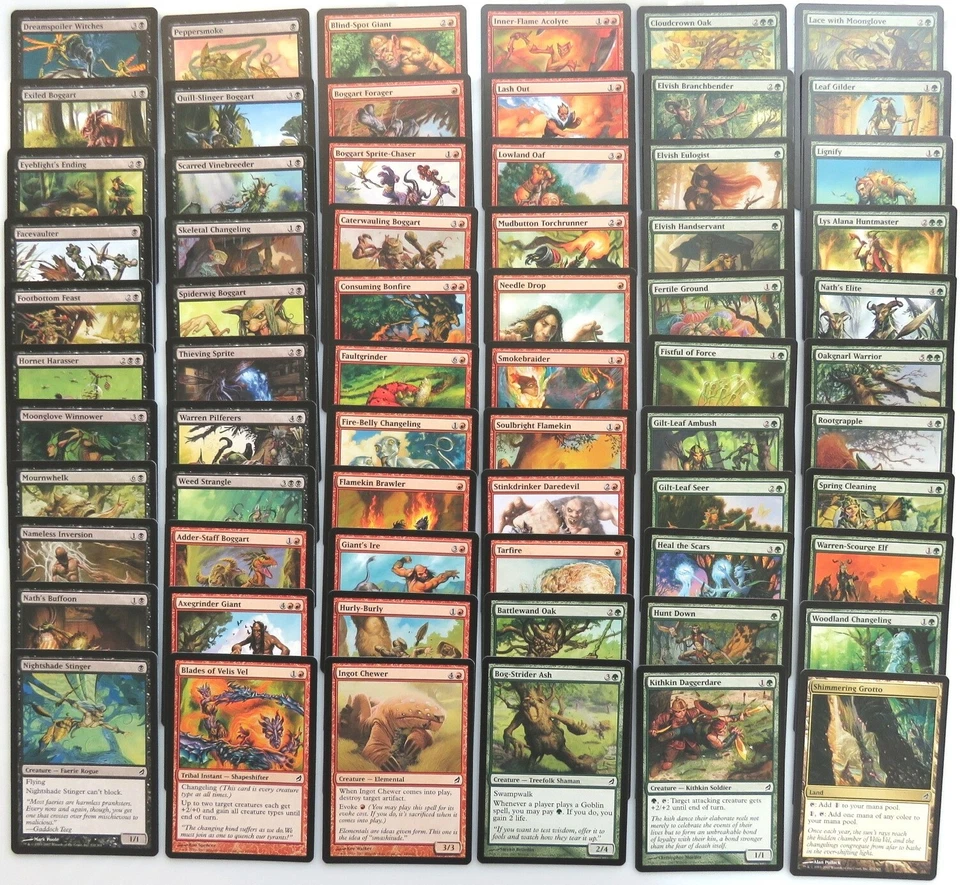 LORWYN ~ Complete 121 Card COMMON SET MtG ponder spellstutter sprite springleaf - Image 3 of 3