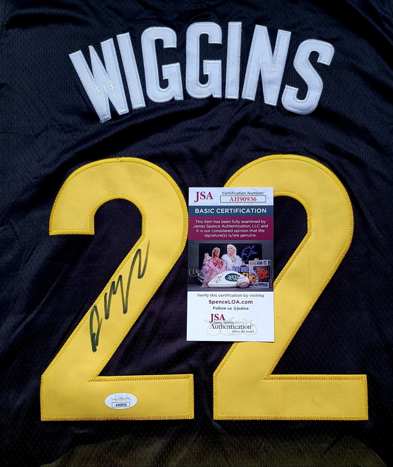Andrew Wiggins Signed Warriors 2022/23 City Edition Dri-Fit Swingman Jersey JSA 