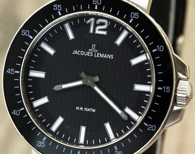 【JACQUES LEMANS】レディスウォッチ/シェル/ブラック Monaco 42-8A Women's watch Ø 40,0 mm | Jacques Lemans®