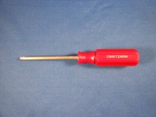 Raro Destornillador Craftsman 941760 41760 U PR24 Pratt Leer Rojo T15 Estrella Punta Torx