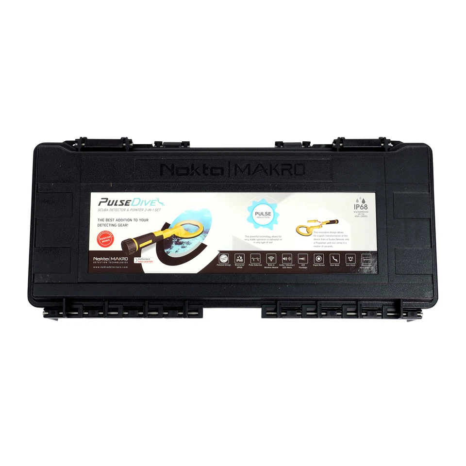Detector de buceo Nokta PulseDive y puntero de pasador 2 en 1 ~ amarillo Foto 3 de 4