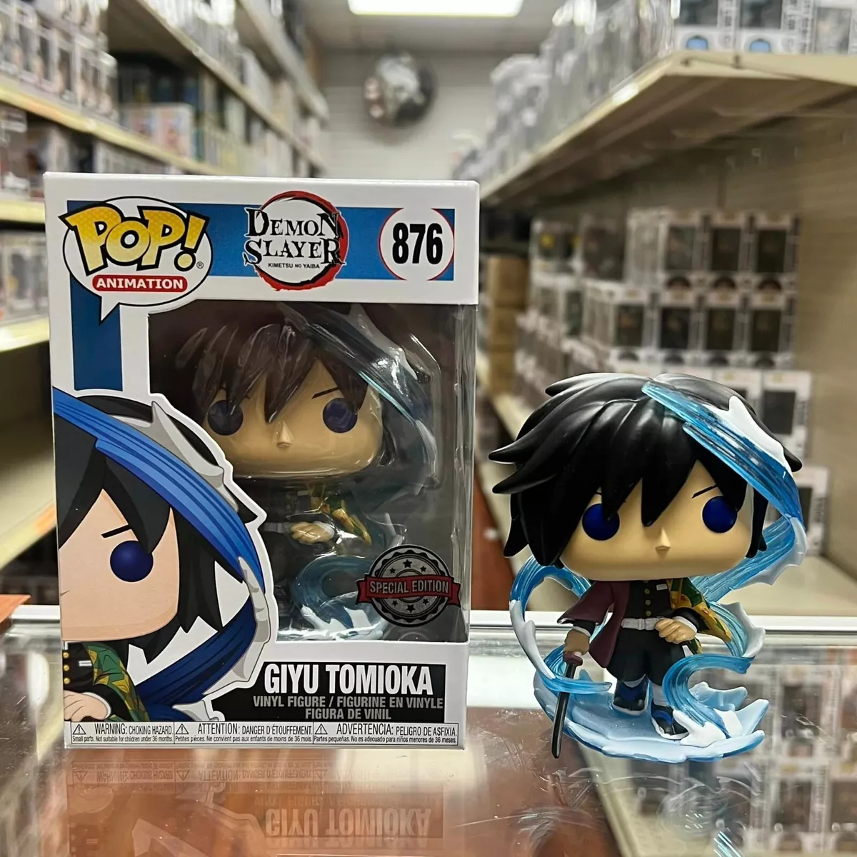 Demon Slayer Giyu Tomioka Pop! Vinyl Figure - AAA Anime Exclusive