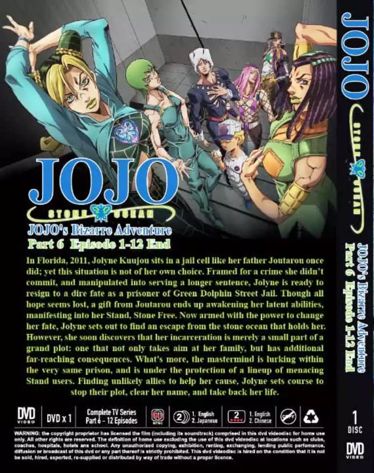 JoJo's Bizarre Adventure: Parte 6 já está disponível