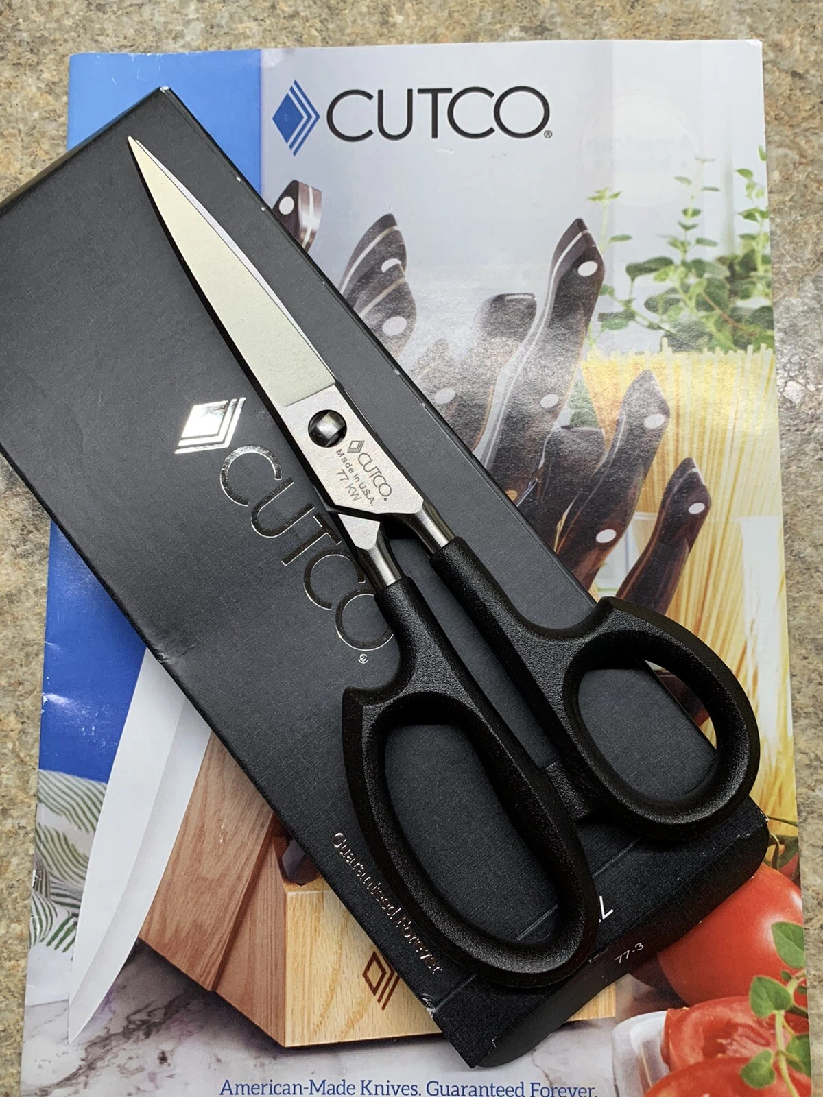 Cutco 77 Black Kitchen Scissors / Take Apart Shears Excellent! 8inch Choose Qty
Opens in a new windo