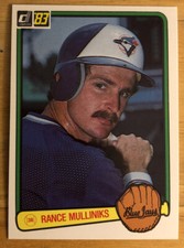 1983 Donruss Rance Mulliniks Baseball Card #432 Blue Jays 3B High-Grade NM O/C