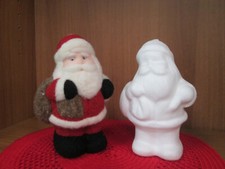 FORME IN POLISTIROLO "BABBO NATALE"  DA DECORARE ADDOBBO IDEA REGALO E NON...