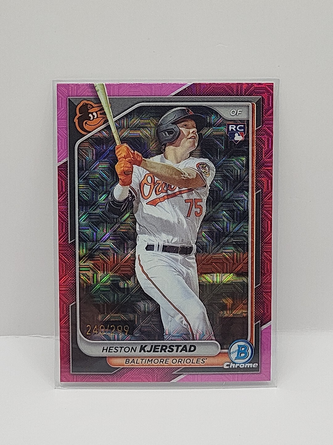 2024 Bowman Chrome Mega Box Fuchsia  Refractors Heston Kjerstad RC #/299