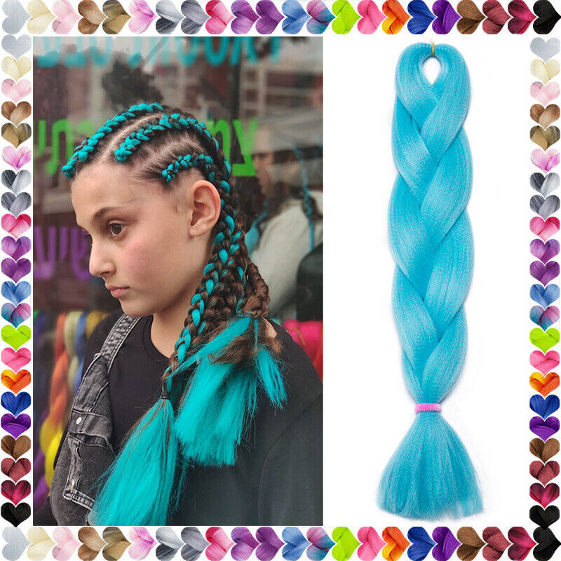 Y2k Rave Hairstyle Braids Hair Synthetic Hair Super Jumbo Hair Braids  Synthetic Yaki Texture Ombre Jumbo Braiding Hair Extensions:diy Various  Braided Hairstyles - Temu