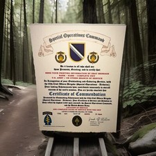 U.S. ARMY - 95TH CIVIL AFFAIRS BRIGADE (ABN) - CERTIFICATE OF COMMENDATION