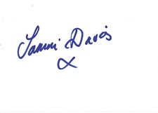 Sammi Davis Autogramm signed 10x15 cm Karteikarte
