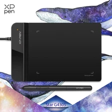 XP Pen G430S Graphic Drawing Tablet 4x3" 8192 Pressure Stylus for PC/Mac