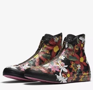 converse floral high tops