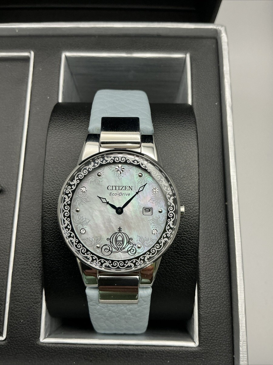 Citizen Eco-Drive Disney Cinderella Box Set Stainless Steel Quartz