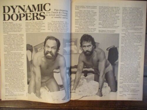 July-1981 US Mag(CHEECH & CHONG/OAK RIDGE BOYS/DONNA DIXON/AIR SUPPLY/ED BECKLEY - Afbeelding 1 van 11