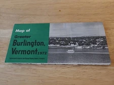 Map of Greater Burlington, Vermont 1972