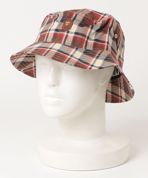 【hikoichi】BAPE バケットハット APE HEAD ONE POINT BUCKET HAT | bape.com