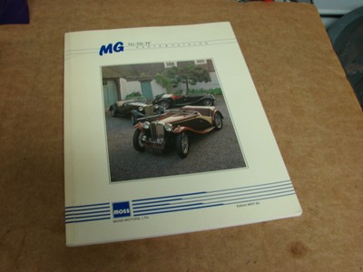 Moss Motors Parts Catalog Mgt 20 For Mg Tc Td Tf Vehicles Ebay