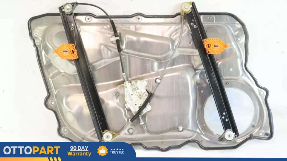 04-06 AUDI A8 QUATTRO Front Right Passenger Power Window Regulator W/ Panel OEM - Image 3 of 4