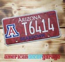 USA Nummernschild * US Kennzeichen *License plate *University* Arizona Wildcats*