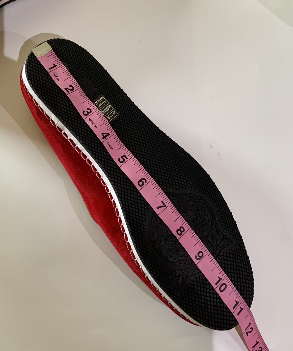 AUTHENTIC Gucci Size 9 Men\'s w/ AM Appliqué Velluto Marmara Rosso Loafers  NWB AUTHENTIC Gucci Size 9 Men main image 4