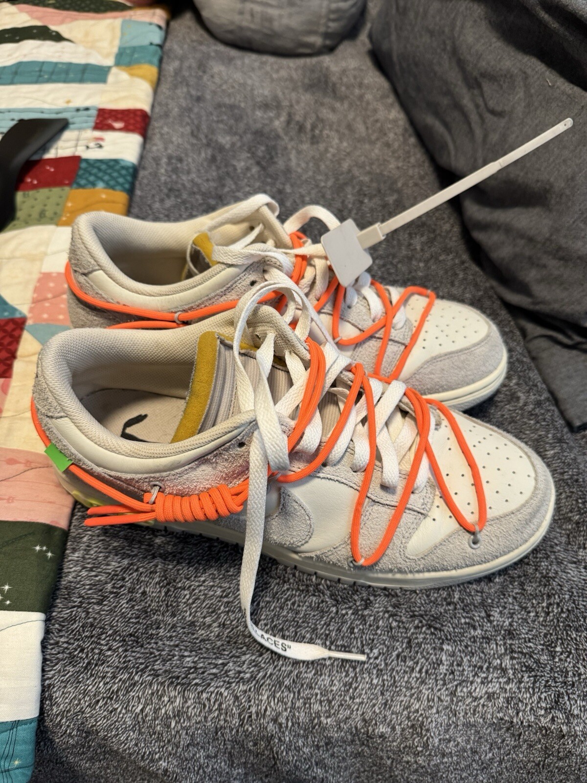 OFF WHITE X NIKE Taglia 9 5 Nike Off White x Dunk Low Lotto 11 di 50